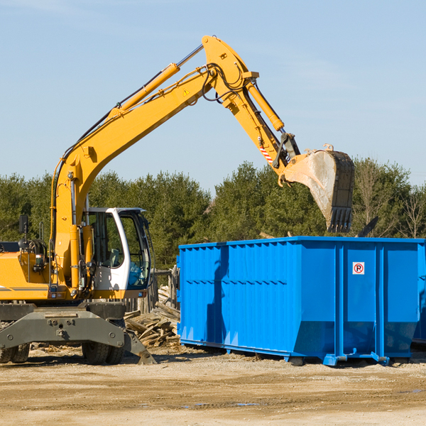 what size residential dumpster rentals are available in Galax Virginia